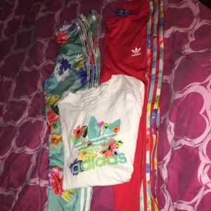 Adidas Floral Outfit